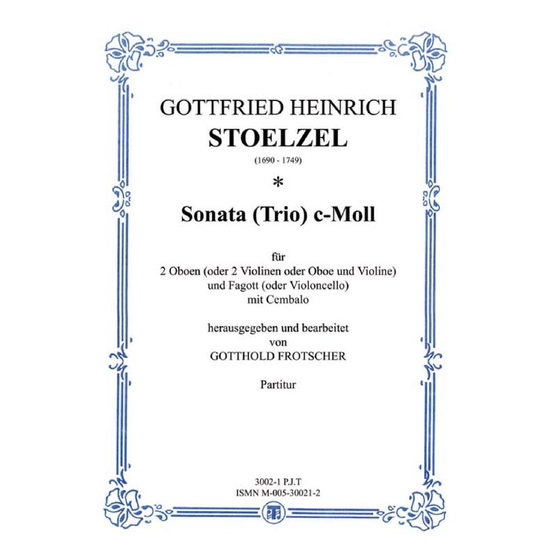 Titelbild für PJT 3002-10 - Sonate c-moll | Trio