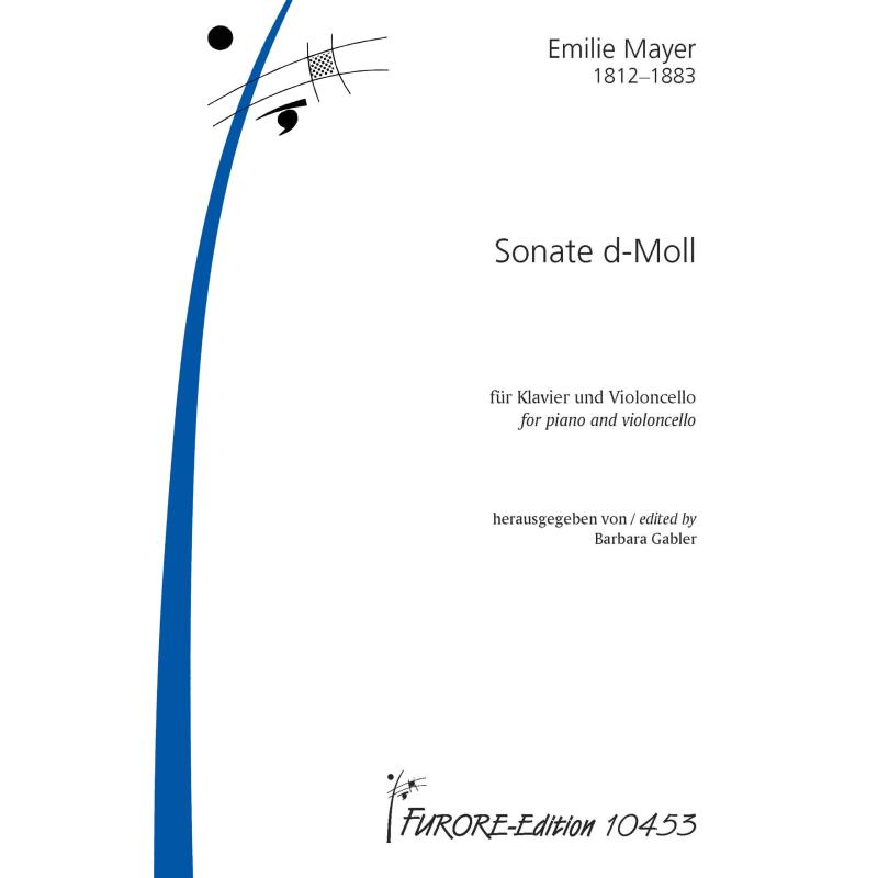Titelbild für FUE 10453 - Sonate d-moll