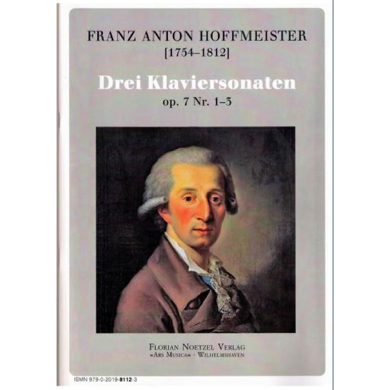 Titelbild für NB 8112 - 3 Sonaten op 7