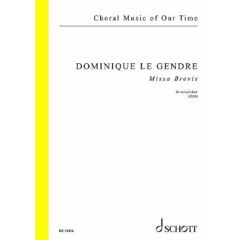 Titelbild für ED 14256 - Missa brevis