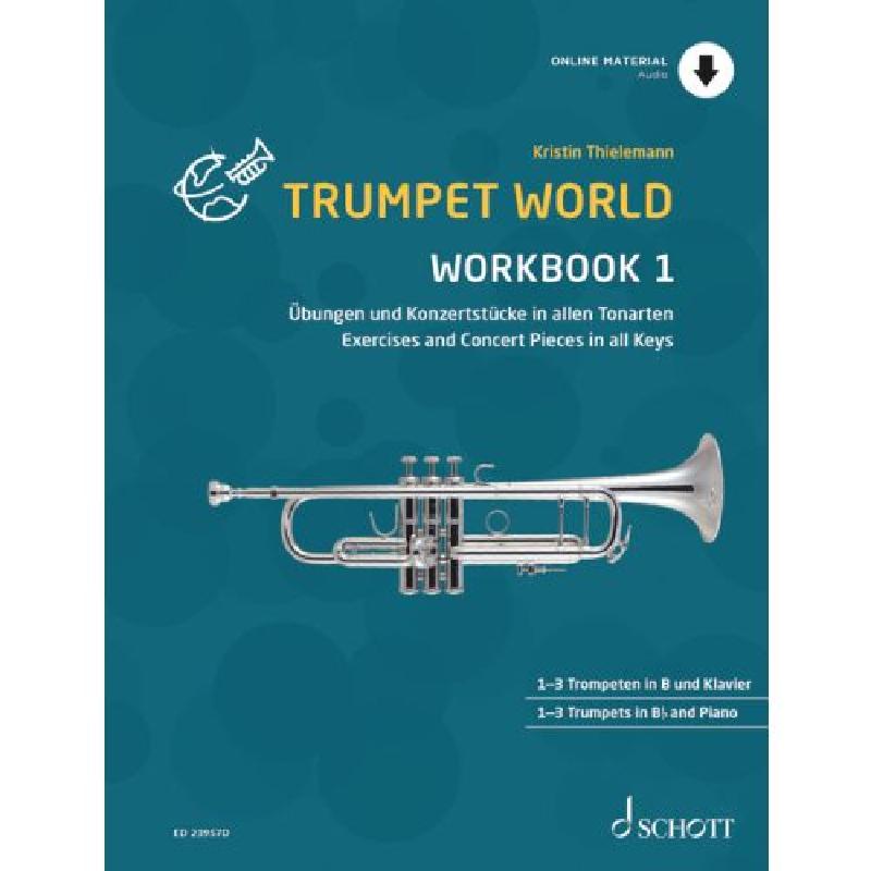 Titelbild für ED 23957D - Trumpet world - Workbook 1