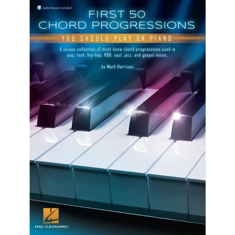 Titelbild für HL 1893605 - First 50 chord progressions you should play on piano