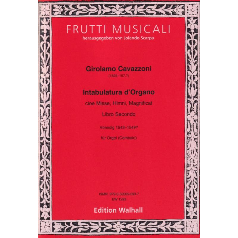 Titelbild für WALHALL 1293 - Intabulatura d'organo 2