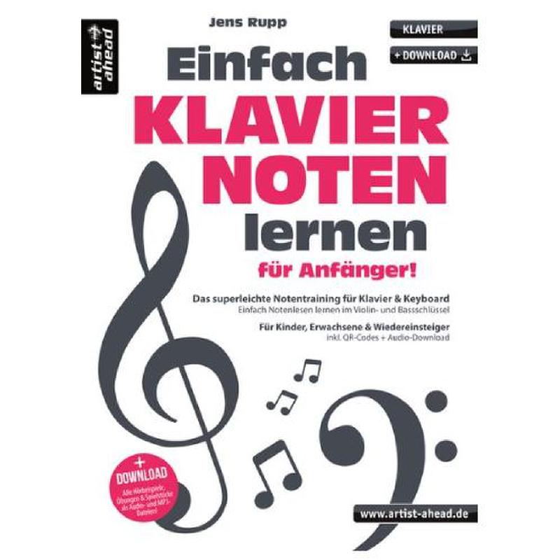 Titelbild für 978-3-86642-232-2 - Einfach Klaviernoten lernen für Anfänger