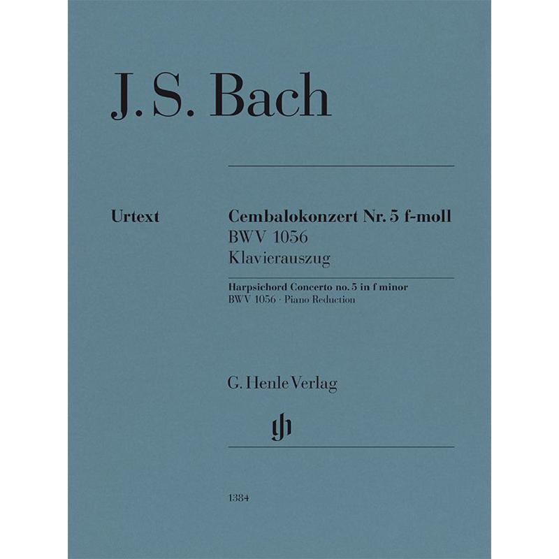 Titelbild für HN 1384 - Konzert 5 f-moll BWV 1056