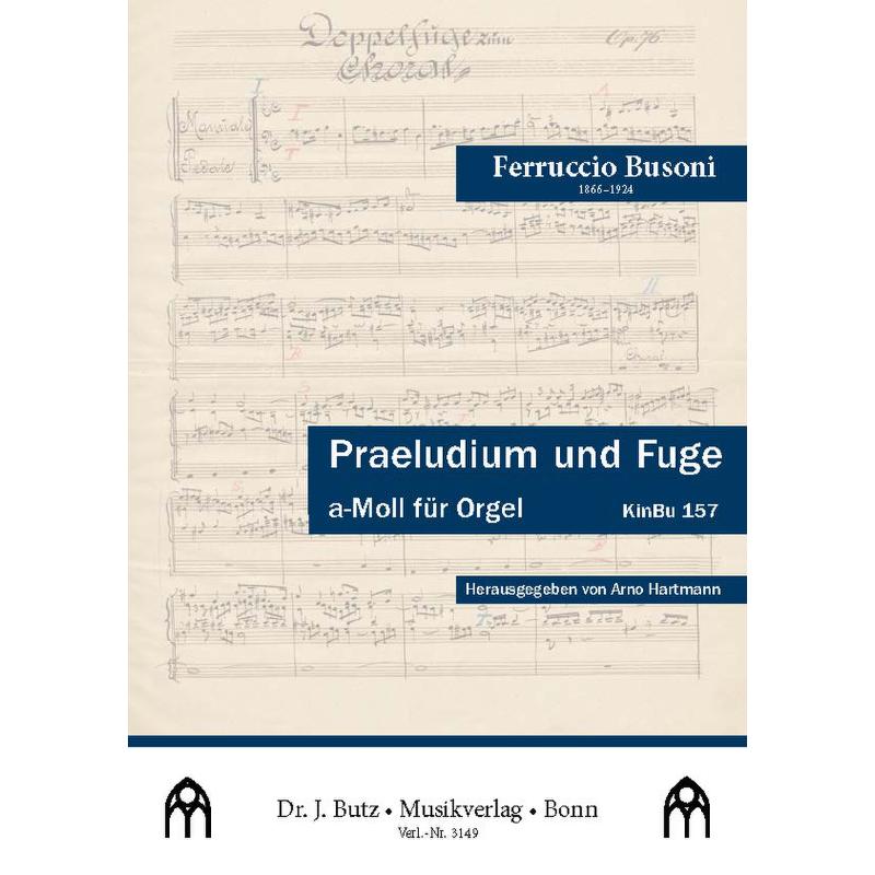 Titelbild für BUTZ 3149 - Präludium + Fuge a-moll