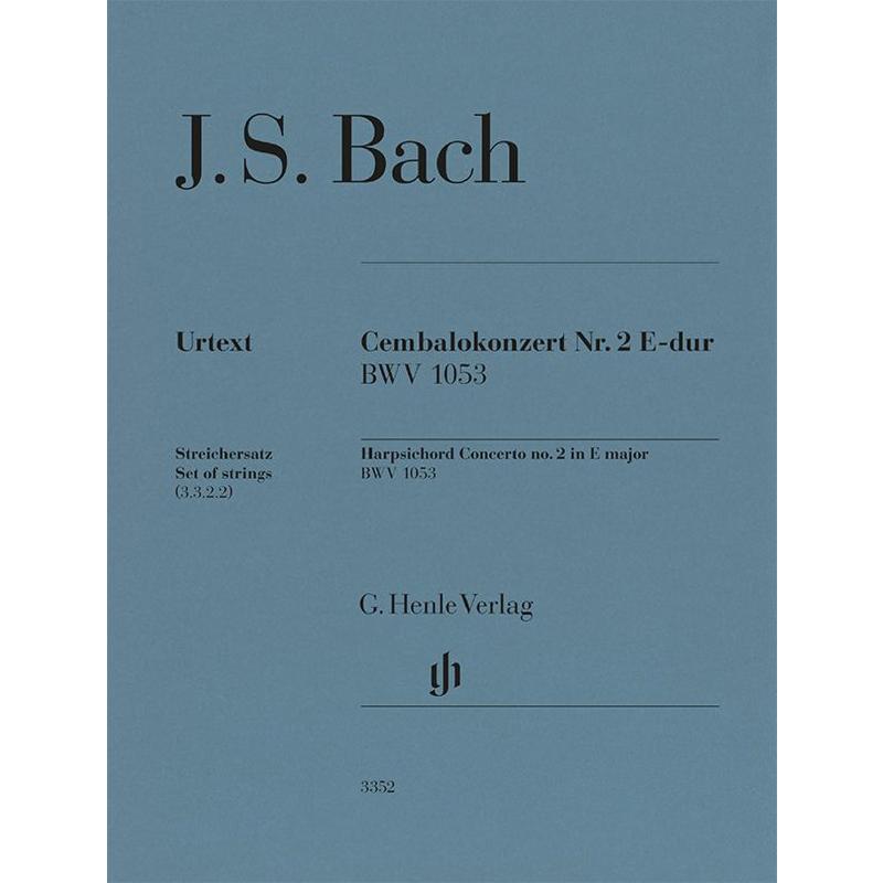 Titelbild für HN 3350 - Konzert 2 E-Dur BWV 1053