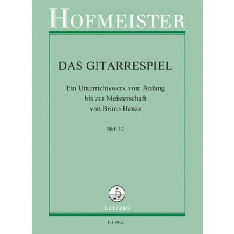 Titelbild für FH 4012 - Das Gitarrespiel 12