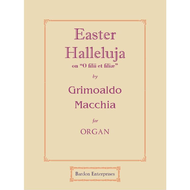 Titelbild für BARDON 01266 - Easter Halleluja on O filii et filiae