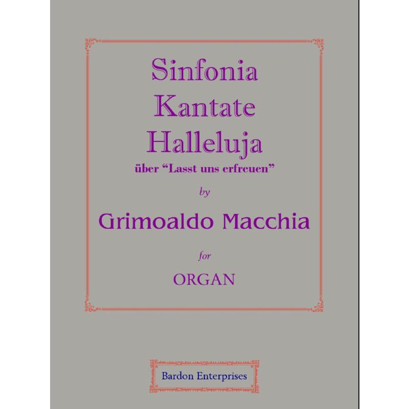 Titelbild für BARDON 01843 - Sinfonia Kantate Halleluja über Lasst uns erfreuen